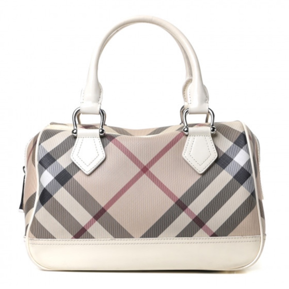 BURBERRY Nova Check Bowling WHITE